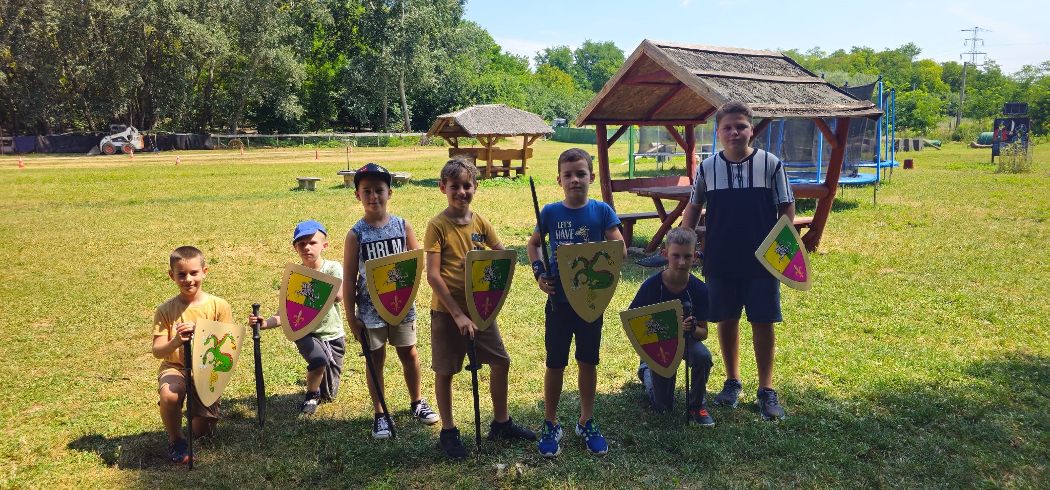KÖVÉR RANCH-on készült, gyerek tábori kép a helyszínről, gyerekekkel